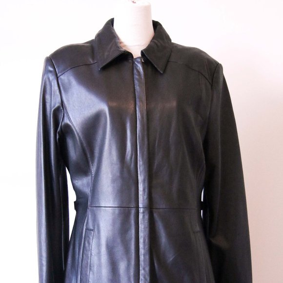 Danier Leather Jacket (Faux Fur Lining) - Picture 1 of 7